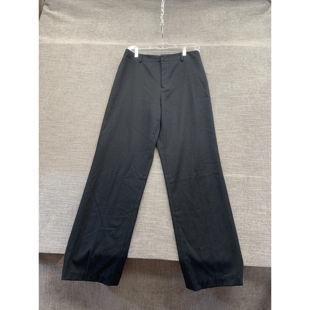 Old Navy Dress Pants Womens 8 Black Stretch High Rise Career Formal Business